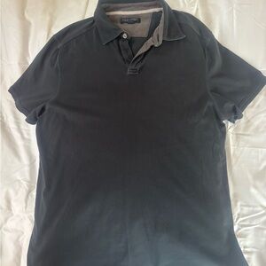 Men's Banana Republic Black Polo Shirt Large